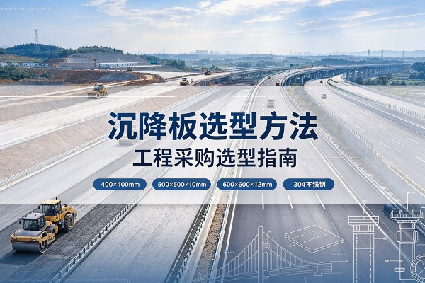 商城沉降板选择方法