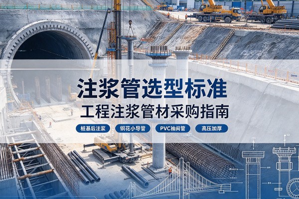 商城注浆管选型标准