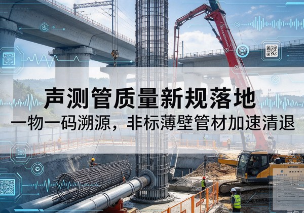 商城声测管质量新规落地，一物一码溯源，非标薄壁管材加速清退