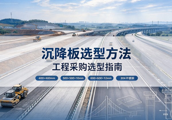 商城沉降板选择方法
